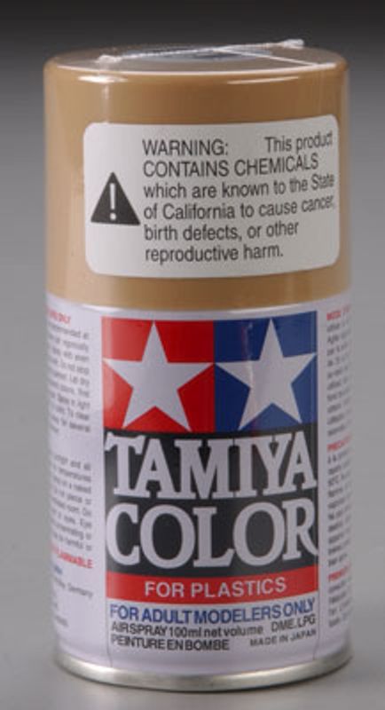 TS-46 Tamiya Lakk Spray Plast Light Sand 100ml
