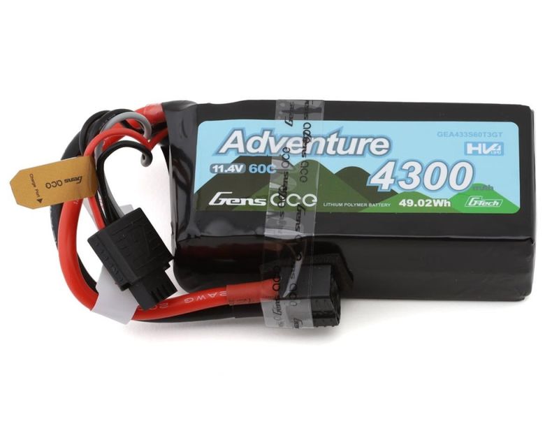 3S 4300mAh - 60C - Gens Ace Adventure HV G-Tech 1T03