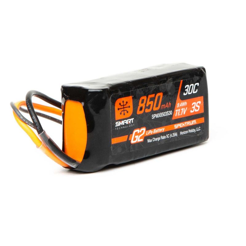3S 850mAh 11.1V Smart G2 30C Lipo Batteri med iC2