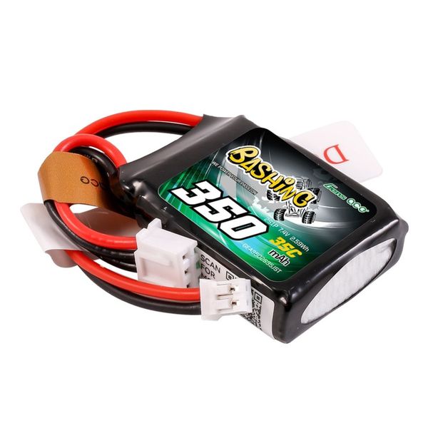 2S 350mAh - 35C - Gens Ace Bashing JST-PH2.0-XHR-3P