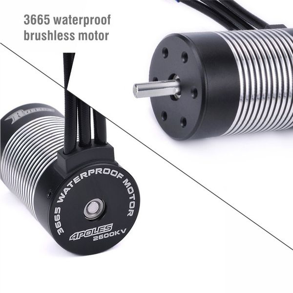 Surpass Hobby 3665 4pol BL WP Sensorløs 3100KV 5mm 