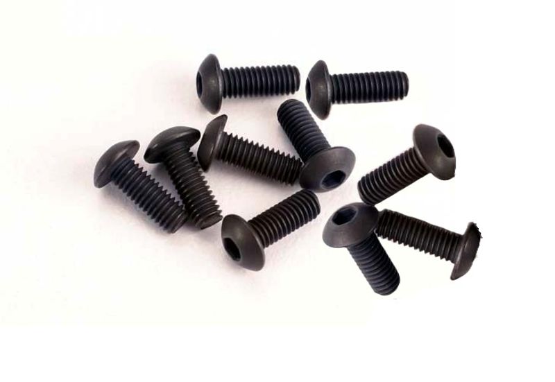 Screws - Button Head - Allen - M3 x 8mm (10 pcs)